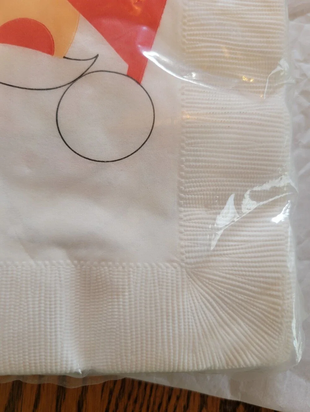Vintage Contempo Festive Santa Paper Napkins - NOS Red & White Holiday Design